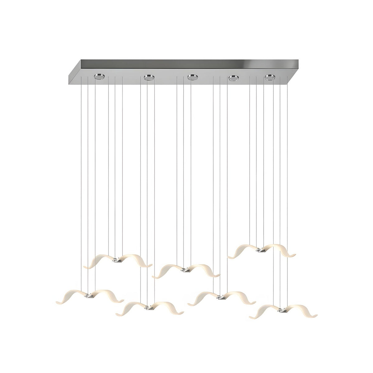 Large Seagull Chandelier – Ambient Illumination in Luxury Interior Setting View 25