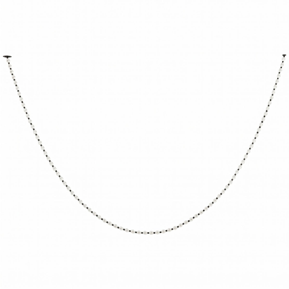 Riviere Chain Curated Mouth-Blown Frosted Glass – 36-Lights: W 7.1 x L 177.2  W 18cm x L 4 finish configuration #1