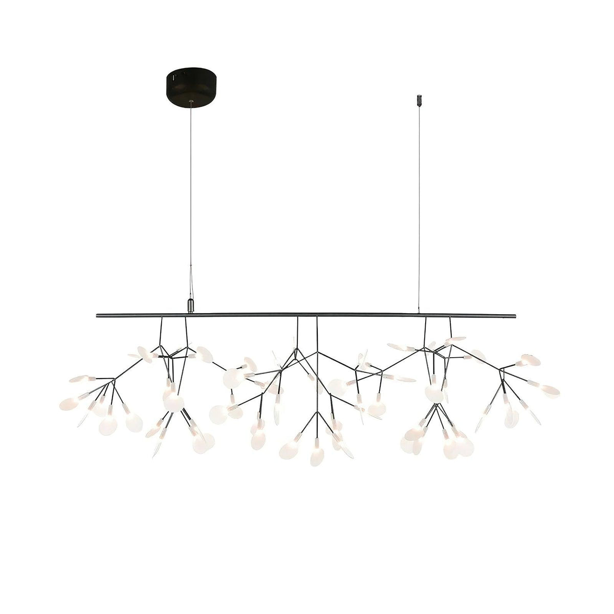 Long Style Firefly Led Chandelier – Ambient Illumination in Luxury Interior Setting View 16