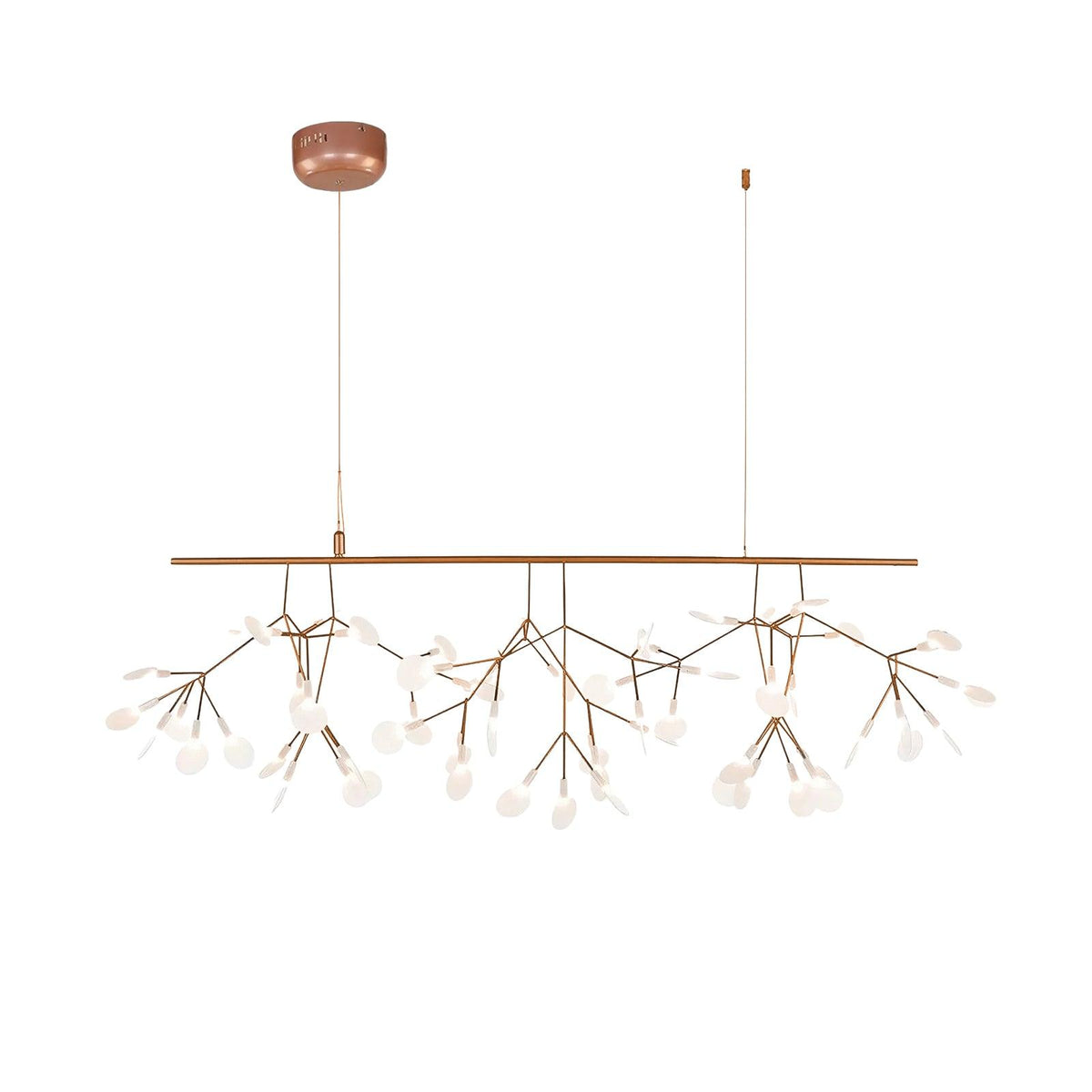 Long Style Firefly Led Chandelier – Ambient Illumination in Luxury Interior Setting View 17