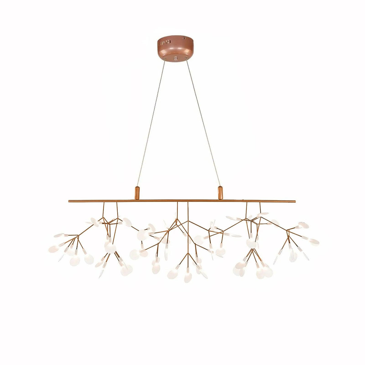 Long Style Firefly Led Chandelier – Ambient Illumination in Luxury Interior Setting View 20