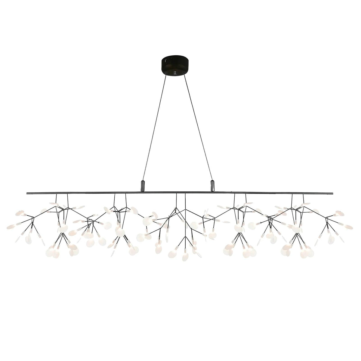 Long Style Firefly Led Chandelier – Ambient Illumination in Luxury Interior Setting View 25
