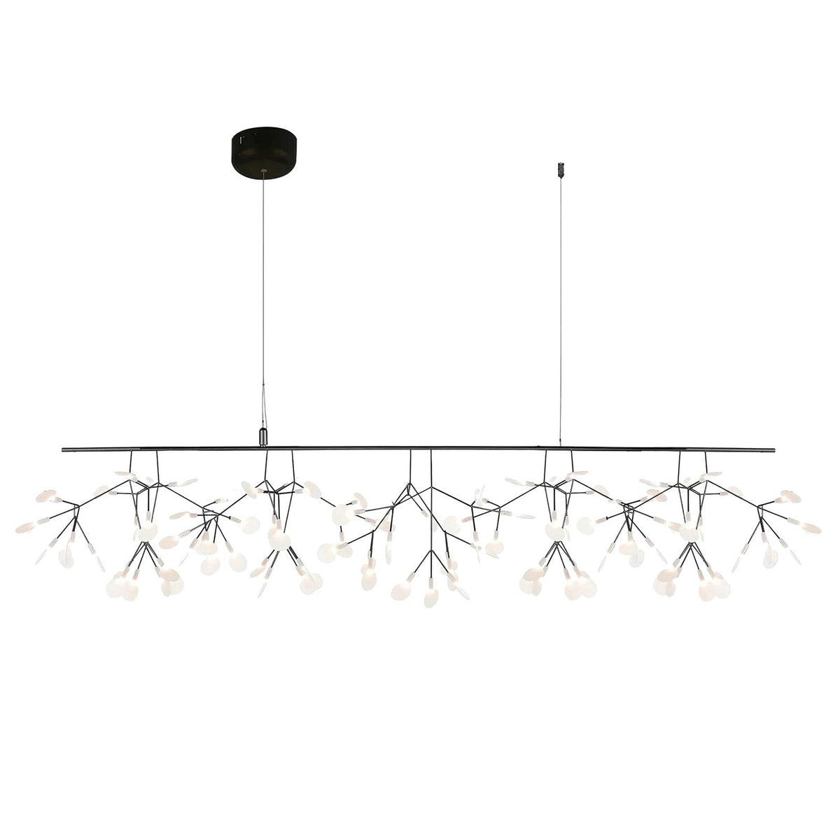 Long Style Firefly Led Chandelier – Ambient Illumination in Luxury Interior Setting View 23