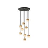 Mushroom Cluster Chandelier – Ambient Illumination in Luxury Interior Setting View 18