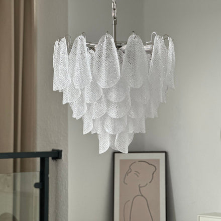 Glass Teardrop Chandelier
