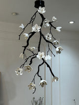 Large Long Branch Flower Chandelier – Ambient Illumination in Luxury Interior Setting View 15