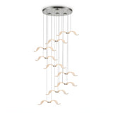 Large Seagull Chandelier – Ambient Illumination in Luxury Interior Setting View 27