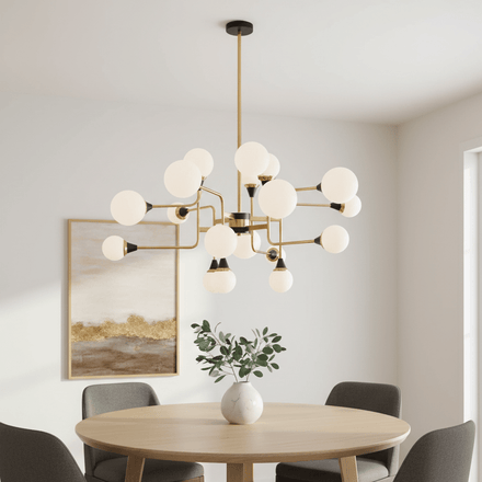 Modern Stilnovo Chandelier