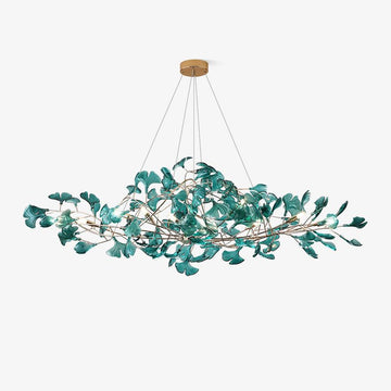 Ginkgo Leaf Acrylic Chandelier