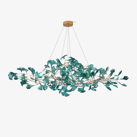 Ginkgo Leaf Acrylic Chandelier