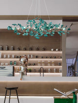 Ginkgo Leaf Acrylic Chandelier - Luxury Lighting Photo 21