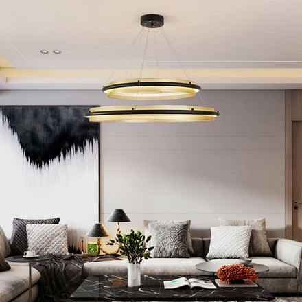 Acrylic Led Round Chandelier