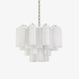 Aveline Glass Curated Mouth-Blown Frosted Glass – Mouth-Blown Frosted Glass Chandelier