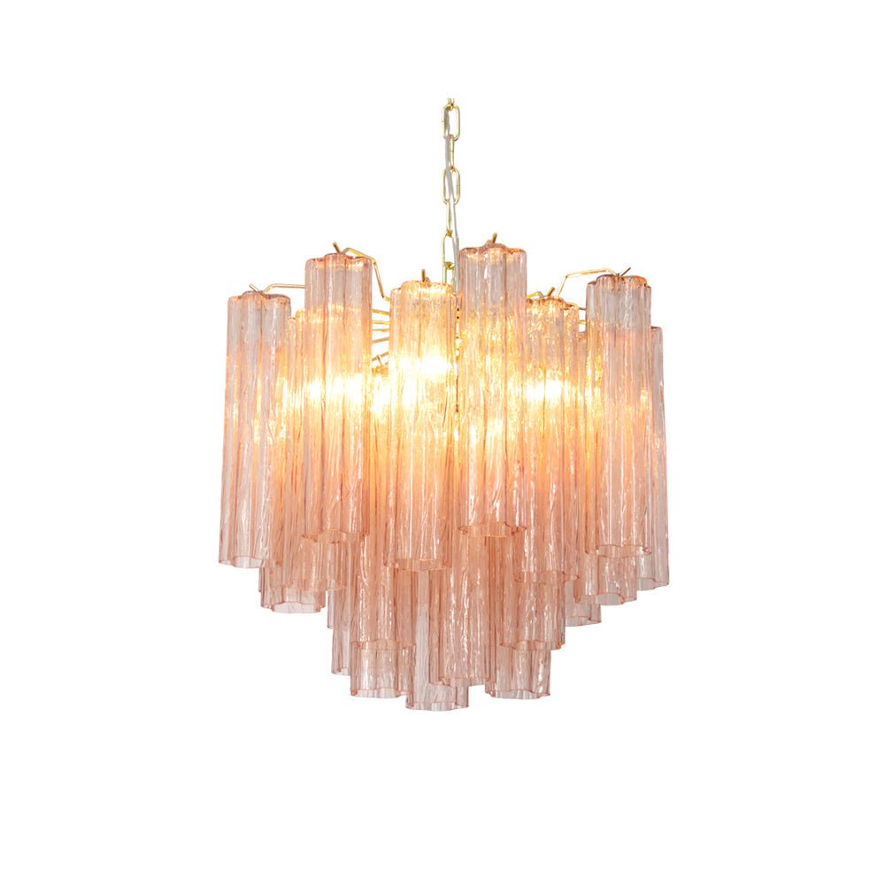 Liora Glass Curated Mouth-Blown Frosted Glass Ch – structural canopy joint detail