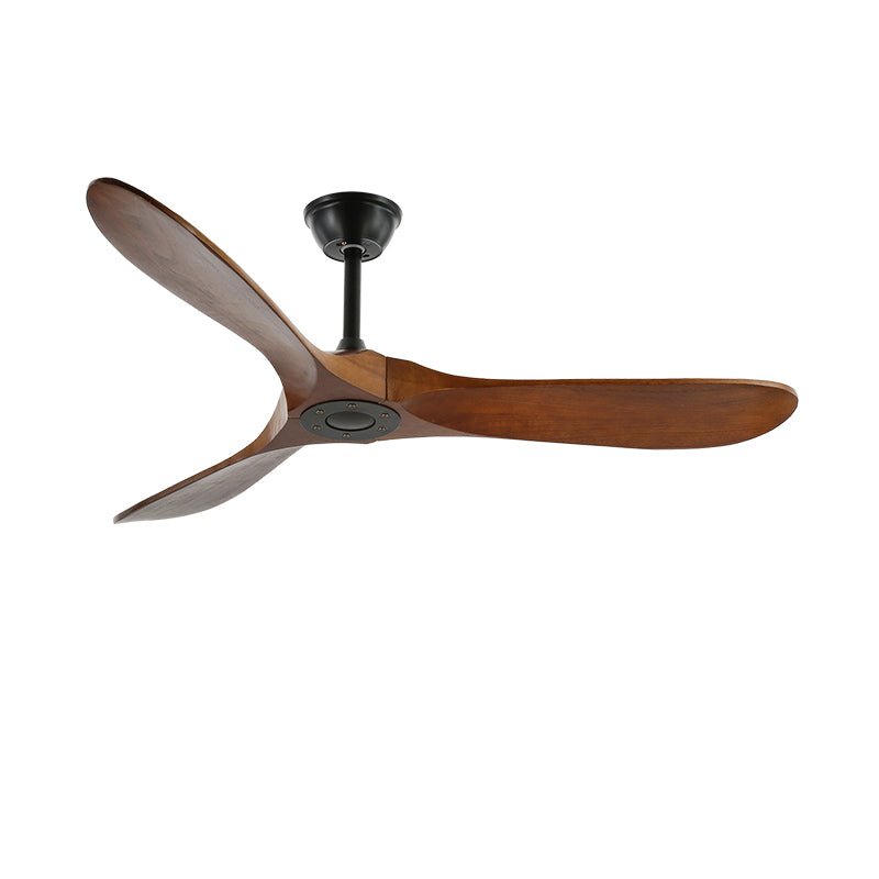Aeris Flow Ceiling Fan Curated Iron & Glass Flus – illuminated warm ambiance setting #1
