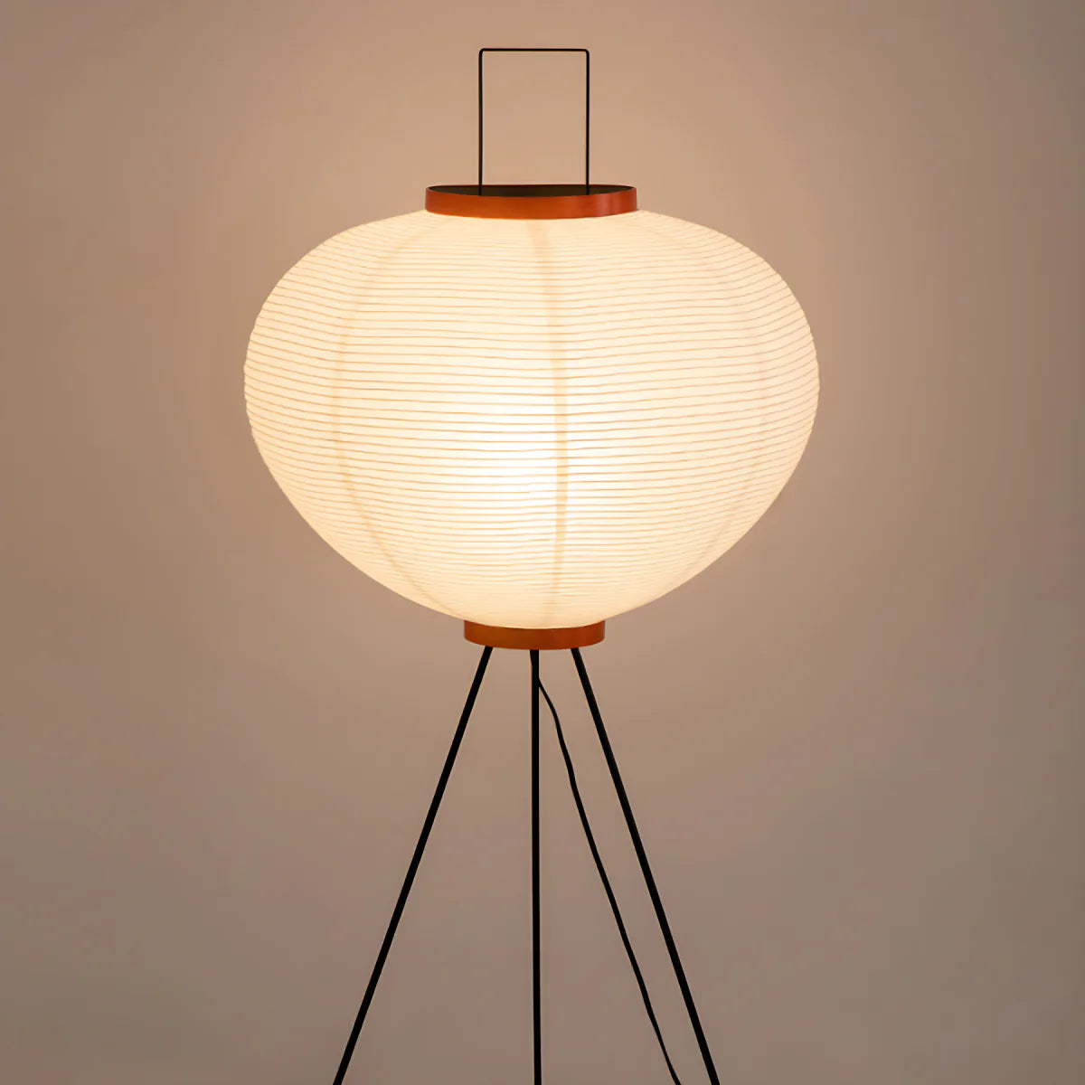 Metal Floor Lamp View 18 | Washi Paper Floor Lamp | Noguchi-Inspired Nordic Design | JINSHE | JINSHE