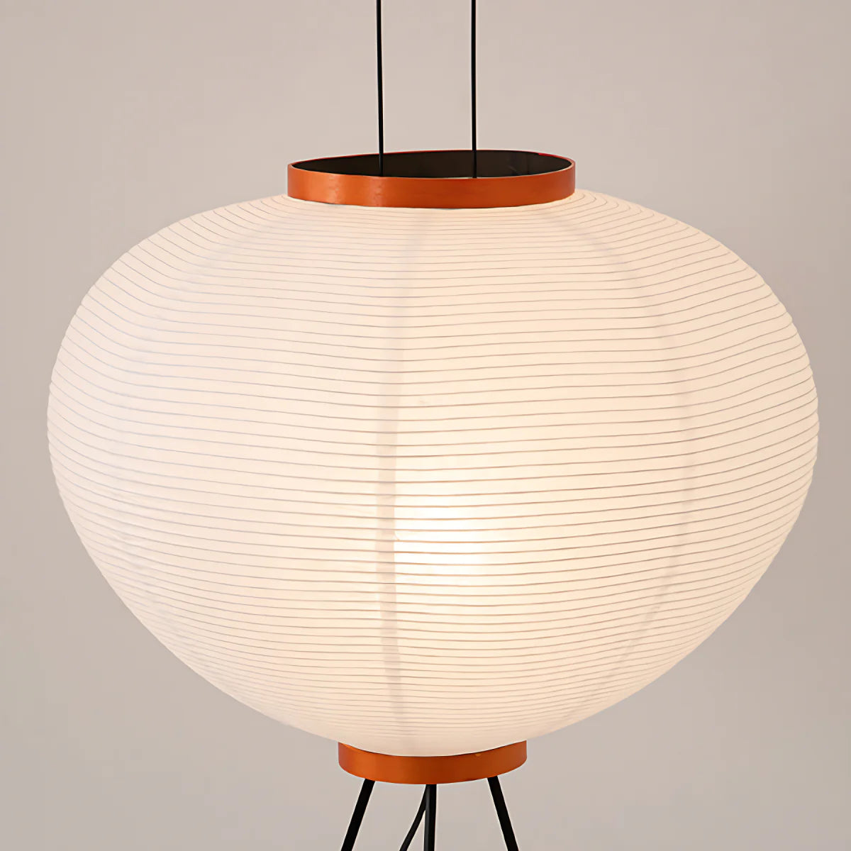 Metal Floor Lamp View 19 | Washi Paper Floor Lamp | Noguchi-Inspired Nordic Design | JINSHE | JINSHE