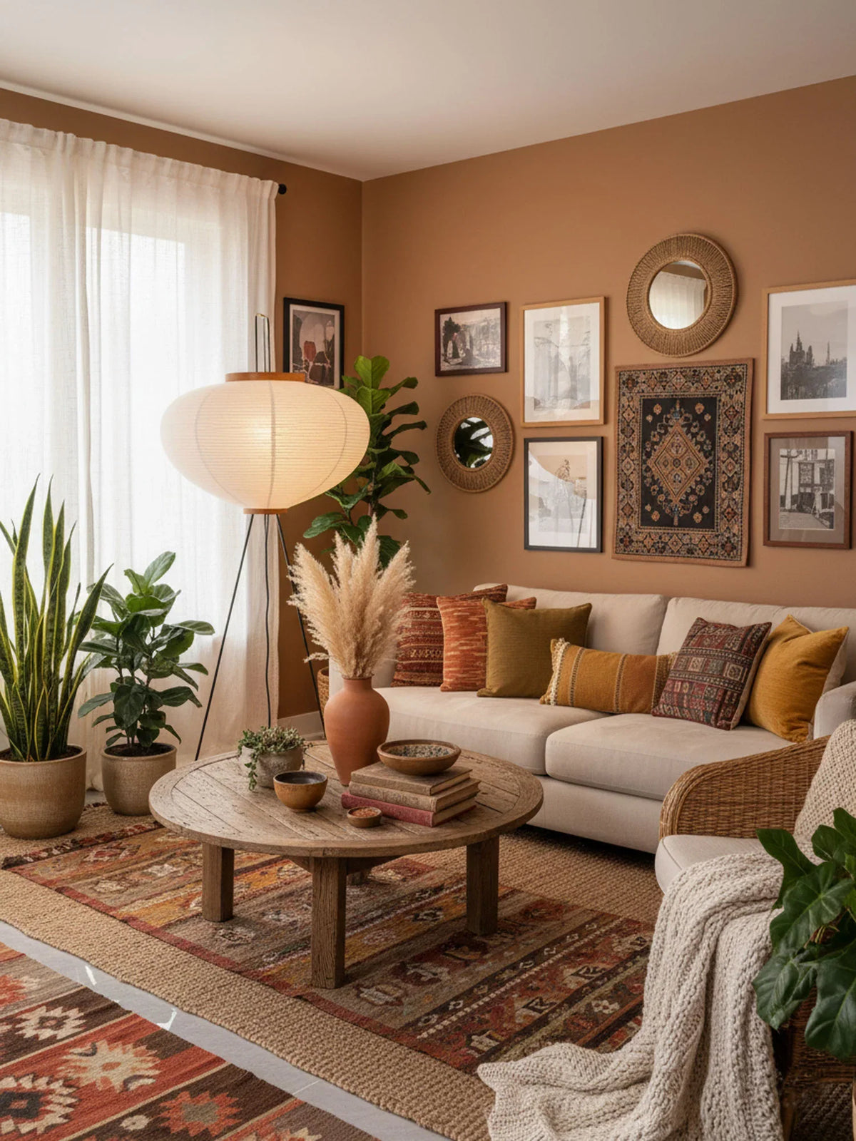 Washi Paper Floor Lamp | Japanese-Style Nordic Design | JINSHE