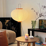 Metal Floor Lamp View 3 | Washi Paper Floor Lamp | Noguchi-Inspired Nordic Design | JINSHE | JINSHE