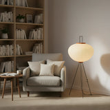 Metal Floor Lamp View 11 | Washi Paper Floor Lamp | Noguchi-Inspired Nordic Design | JINSHE | JINSHE