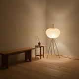 Metal Floor Lamp View 17 | Washi Paper Floor Lamp | Noguchi-Inspired Nordic Design | JINSHE | JINSHE