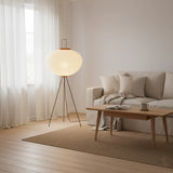 Metal Floor Lamp View 8 | Washi Paper Floor Lamp | Noguchi-Inspired Nordic Design | JINSHE | JINSHE