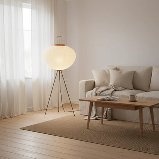 Washi Paper Floor Lamp | Japanese-Style Nordic Design | JINSHE
