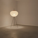Metal Floor Lamp View 13 | Washi Paper Floor Lamp | Noguchi-Inspired Nordic Design | JINSHE | JINSHE