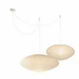 Japanese Washi Paper Pendant Light View 21 | Noguchi Akari Washi Paper Pendant Light | Wabi Sabi Japanese Lantern Pendant | JINSHE | JINSHE
