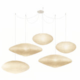 Japanese Washi Paper Pendant Light View 23 | Noguchi Akari Washi Paper Pendant Light | Wabi Sabi Japanese Lantern Pendant | JINSHE | JINSHE