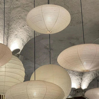 Washi Paper Pendant Light | Wabi Sabi Japanese Lantern Pendant | JINSHE