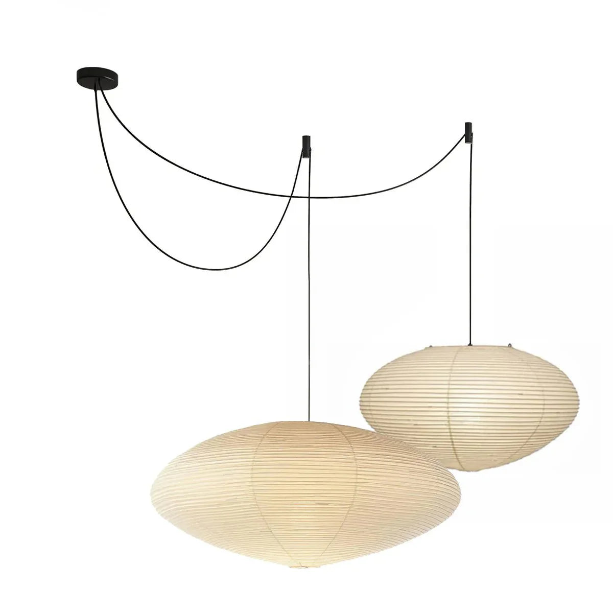 Washi Paper Pendant Light | Wabi Sabi Japanese Lantern Pendant | JINSHE
