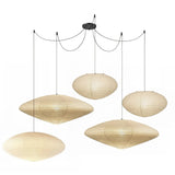 Japanese Washi Paper Pendant Light View 29 | Noguchi Akari Washi Paper Pendant Light | Wabi Sabi Japanese Lantern Pendant | JINSHE | JINSHE