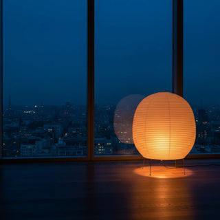 1A Washi Paper Table Lamp | Wabi Sabi Japanese Lantern Table Light | JINSHE