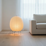 Japanese Washi Paper Table Lamp View 5 | Noguchi Akari 1A Washi Paper Table Lamp | Wabi Sabi Japanese Lantern Table Light | JINSHE | JINSHE