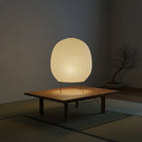 Japanese Washi Paper Table Lamp View 6 | Noguchi Akari 1A Washi Paper Table Lamp | Wabi Sabi Japanese Lantern Table Light | JINSHE | JINSHE