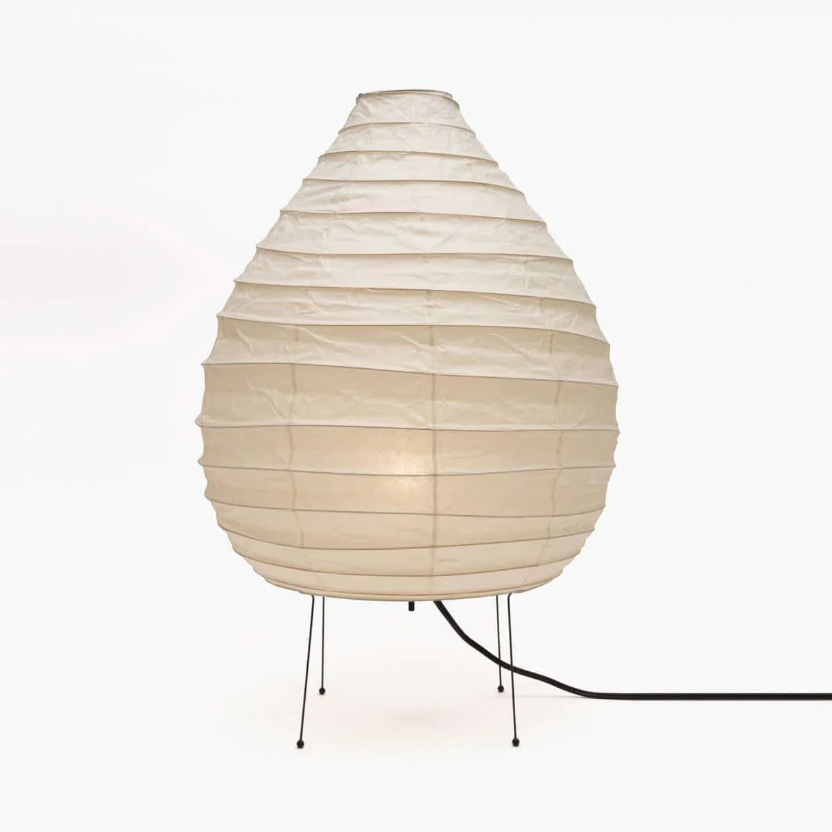 Washi Paper Table Lamp View 11 | Washi Paper Table Lamp | Designer Wabi-Sabi Style | Eye-Comfort Warm Light | JINSHE | JINSHE