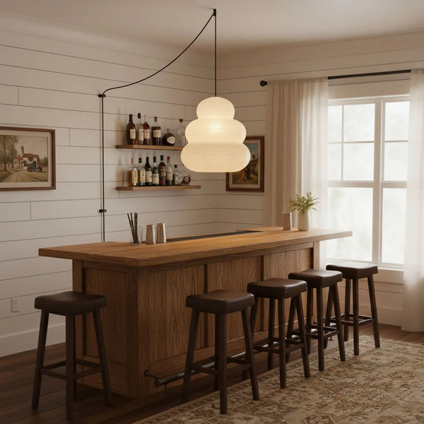 24N Washi Paper Swag Pendant Light