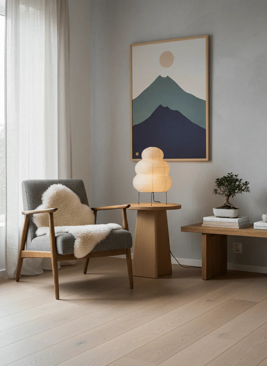24N Washi Paper Table Lamp | JINSHE
