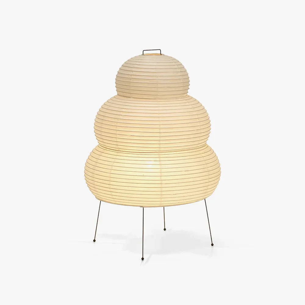Japanese Washi Paper Table Lamp View 13 | Akari 24N Washi Paper Table Lamp | JINSHE | JINSHE