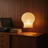 Japanese Washi Paper Table Lamp View 2 | Akari 2N Washi Paper Table Lamp | JINSHE | JINSHE