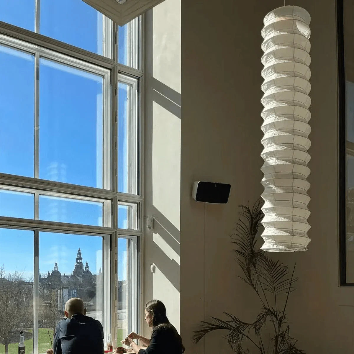 31N Dupont Paper Pendant Light | Wabi Sabi Designer Hanging Lamp | JINSHE