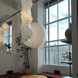 JINSHE Noguchi Akari 33N Dupont Paper Pendant Lamp | Wabi Sabi Designer Hanging Light Pendant Light - product image