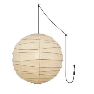 Washi Paper & Bamboo Pendant Light | Designer Wabi-Sabi Style | Eye-Comfort | JINSHE