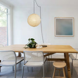 Bamboo Frame Pendant Light View 6 | Washi Paper & Bamboo Pendant Light | Designer Wabi-Sabi Style | Eye-Comfort | JINSHE | JINSHE
