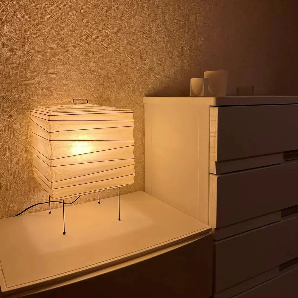 3X Washi Paper Table Lamp