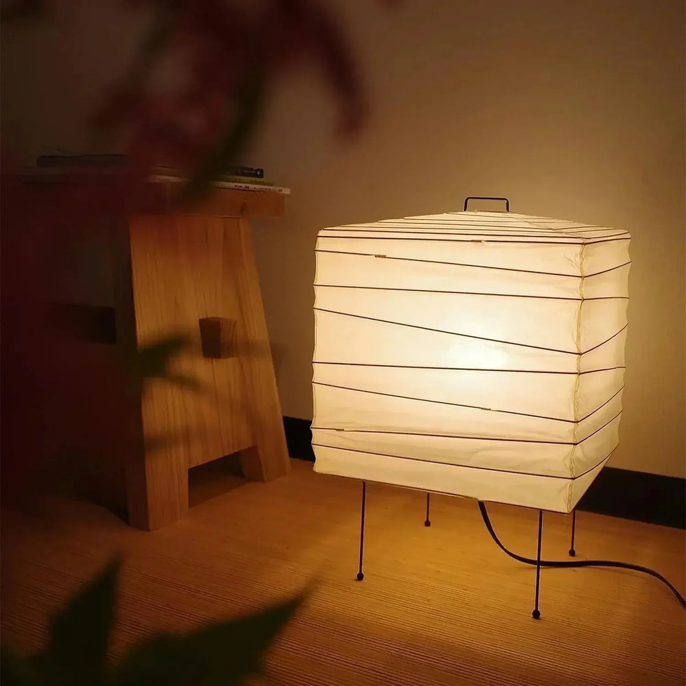 3X Washi Paper Table Lamp