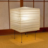 Japanese Washi Paper Table Lamp View 5 | Akari 3X Washi Paper Table Lamp | JINSHE | JINSHE