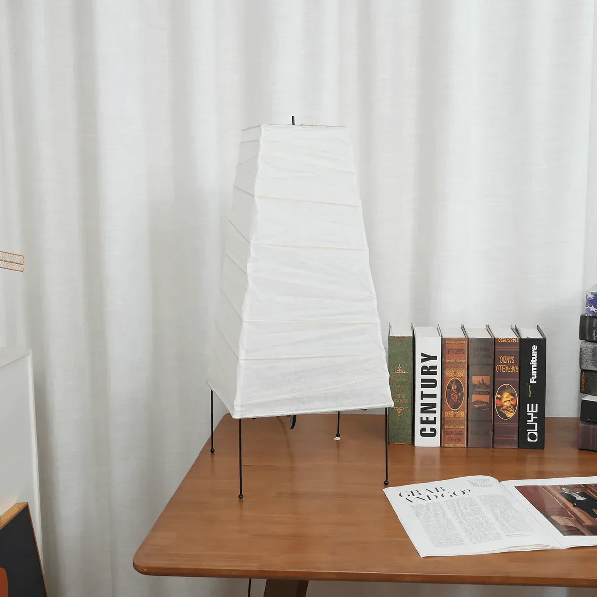 Dupont Paper Table Lamp | Wabi Sabi Designer Table Lamp | JINSHE