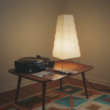 Table Lamp View 3 | Noguchi Akari Dupont Paper Table Lamp | Wabi Sabi Designer Table Lamp | JINSHE | JINSHE